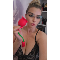 Vibrator 2 in 1 "ROSE"